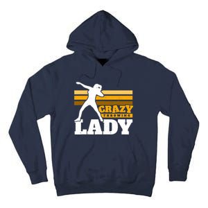 Crazy Throwing Lady Shot Putter Thrower Wo Shot Put Tall Hoodie