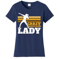 Crazy Throwing Lady Shot Putter Thrower Wo Shot Put Women's T-Shirt