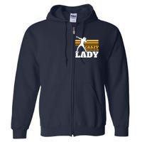 Crazy Throwing Lady Shot Putter Thrower Wo Shot Put Full Zip Hoodie