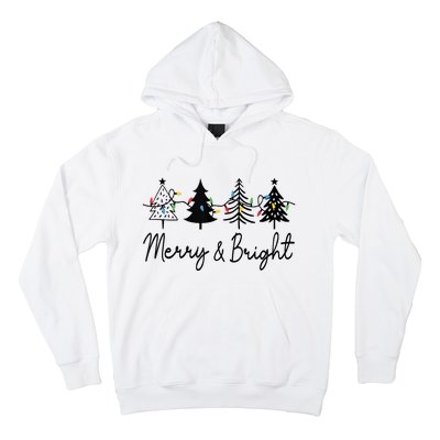 Christmas Trees Light Merry And Bright Tank Top Hoodie