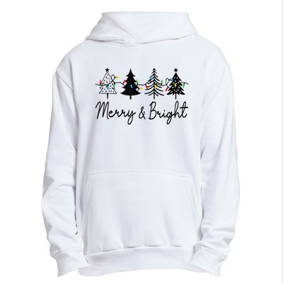 Christmas Trees Light Merry And Bright Tank Top Urban Pullover Hoodie