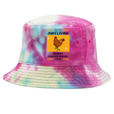 Chicken Tender Life Tie-Dyed Bucket Hat