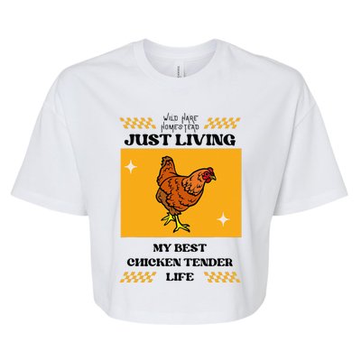 Chicken Tender Life Bella+Canvas Jersey Crop Tee