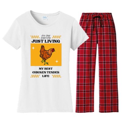 Chicken Tender Life Women's Flannel Pajama Set