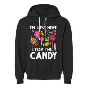 Candy Tester Lollipop Sweets Halloween Garment-Dyed Fleece Hoodie