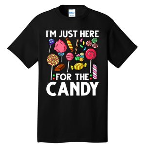 Candy Tester Lollipop Sweets Halloween Tall T-Shirt