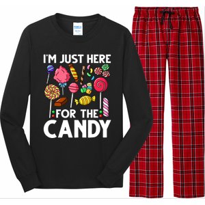 Candy Tester Lollipop Sweets Halloween Long Sleeve Pajama Set