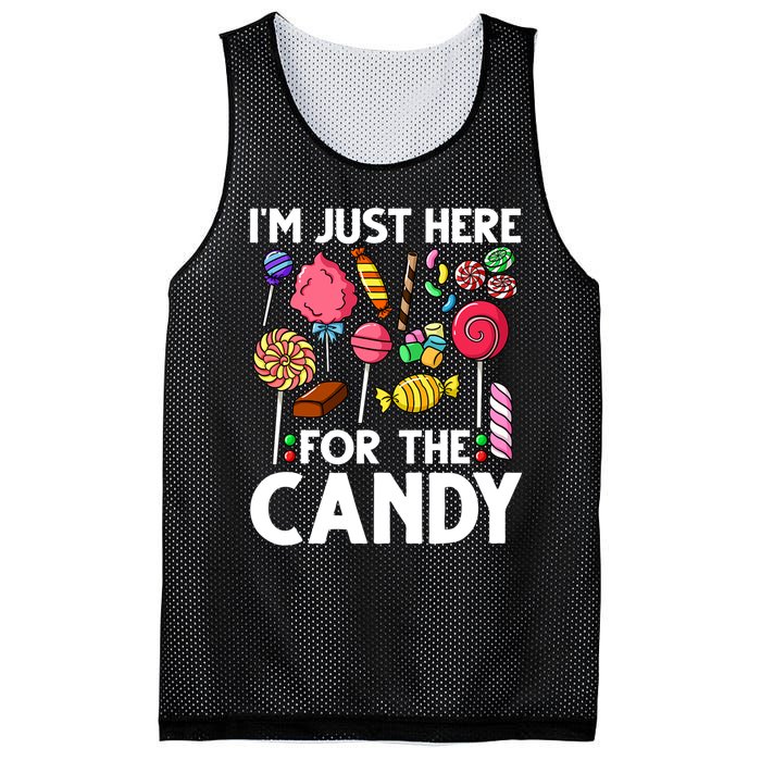 Candy Tester Lollipop Sweets Halloween Mesh Reversible Basketball Jersey Tank