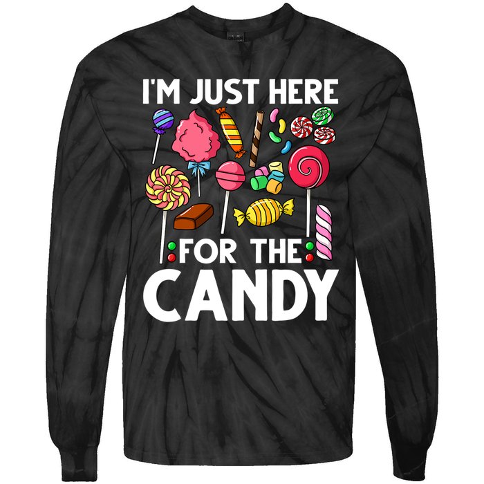 Candy Tester Lollipop Sweets Halloween Tie-Dye Long Sleeve Shirt