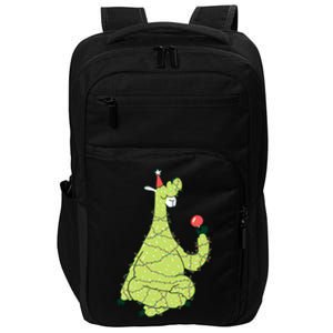 Christmas Tree Llama Impact Tech Backpack