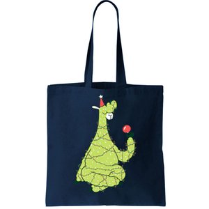 Christmas Tree Llama Tote Bag