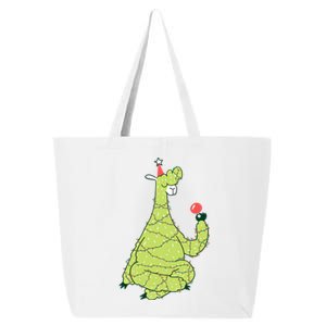 Christmas Tree Llama 25L Jumbo Tote