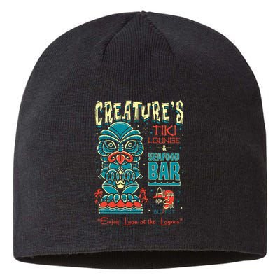 Creature Tiki Lounge Lagoon Retro Hawaii Surf Vacation Sustainable Beanie