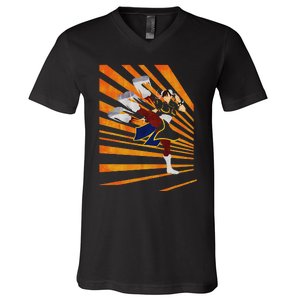 Chunli The Legendary Martial Artist Fgc Design V-Neck T-Shirt