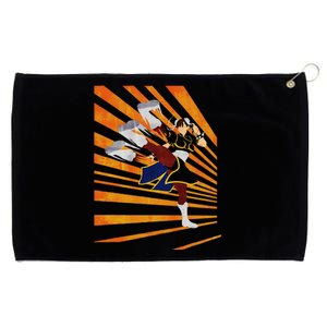 Chunli The Legendary Martial Artist Fgc Design Grommeted Golf Towel