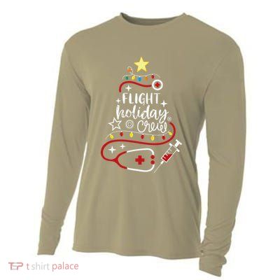 Christmas Tree Lights Santa Clipart Elf Highland Cooling Performance Long Sleeve Crew