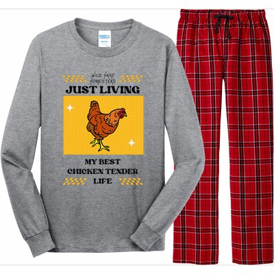 Chicken Tender Life Long Sleeve Pajama Set