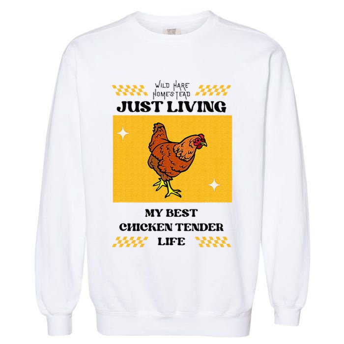 Chicken Tender Life Garment-Dyed Sweatshirt