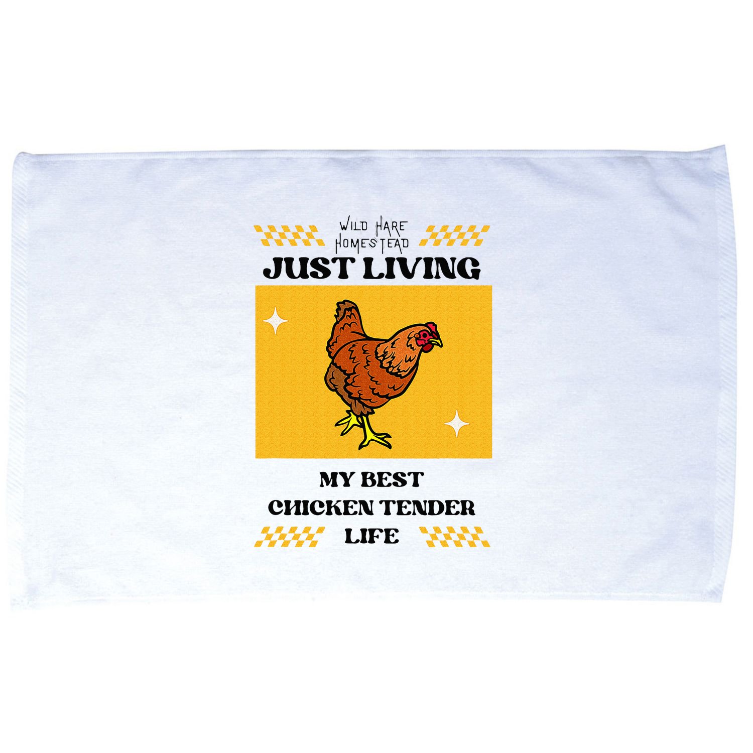 Chicken Tender Life Microfiber Hand Towel