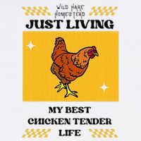 Chicken Tender Life Short Acrylic Beanie