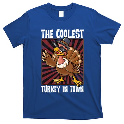 Cute Turkey Lovers Coolest Turkey In Town Thanksgiving Gift T-Shirt