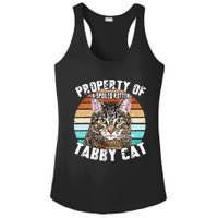 Cat Tabby Lover Vintage Eighties Style Cat Retro Gift Ladies PosiCharge Competitor Racerback Tank