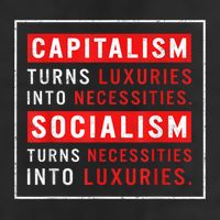 Capitalism Turns Luxuries Into Necessities Socialism Turns Necessities Into Luxuries Adult Drive Performance Visor
