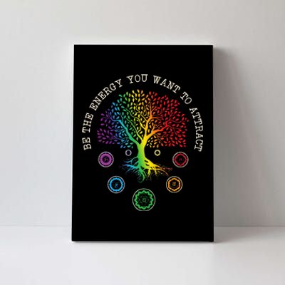 Chakra Tree Life Be the energy you want to attract Chakra Canvas