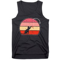 Cat Toy Love V-Day Cats Lover Kitten Red Heart Fishing Tank Top