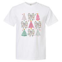 Christmas Tree Lights Coquette Bow Cute Gift Garment-Dyed Heavyweight T-Shirt