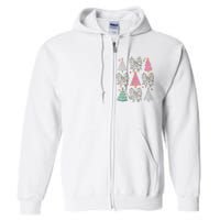 Christmas Tree Lights Coquette Bow Cute Gift Full Zip Hoodie