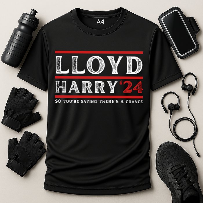 Comedy Tee Lloyd Harry 24 So Youre Saying Theres A Chancc Cooling Performance Crew T-Shirt