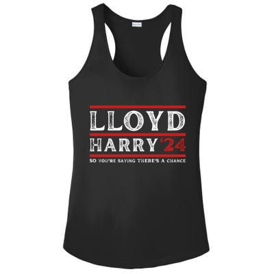 Comedy Tee Lloyd Harry 24 So Youre Saying Theres A Chancc Ladies PosiCharge Competitor Racerback Tank