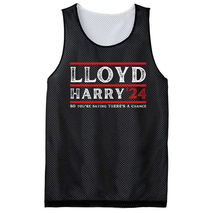 Comedy Tee Lloyd Harry 24 So Youre Saying Theres A Chancc Mesh Reversible Basketball Jersey Tank