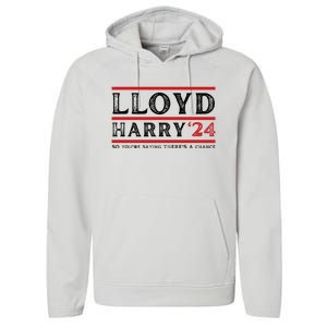 Comedy Tee Lloyd Harry 24 So Youre Saying Theres A Chancc Performance Fleece Hoodie