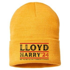 Comedy Tee Lloyd Harry 24 So Youre Saying Theres A Chancc Sustainable Knit Beanie