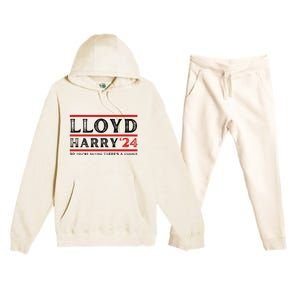 Comedy Tee Lloyd Harry 24 So Youre Saying Theres A Chancc Premium Hooded Sweatsuit Set