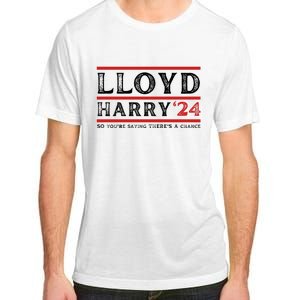 Comedy Tee Lloyd Harry 24 So Youre Saying Theres A Chancc Adult ChromaSoft Performance T-Shirt