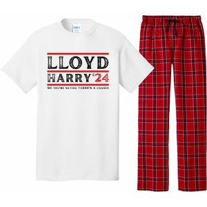 Comedy Tee Lloyd Harry 24 So Youre Saying Theres A Chancc Pajama Set