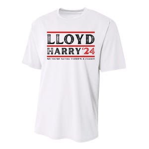 Comedy Tee Lloyd Harry 24 So Youre Saying Theres A Chancc Performance Sprint T-Shirt