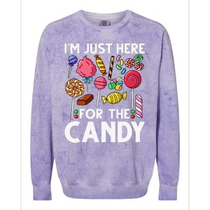 Candy Tester Lollipop Sweets Halloween Colorblast Crewneck Sweatshirt