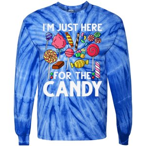 Candy Tester Lollipop Sweets Halloween Tie-Dye Long Sleeve Shirt