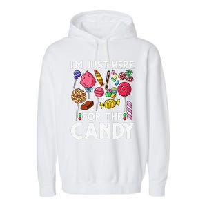 Candy Tester Lollipop Sweets Halloween Garment-Dyed Fleece Hoodie