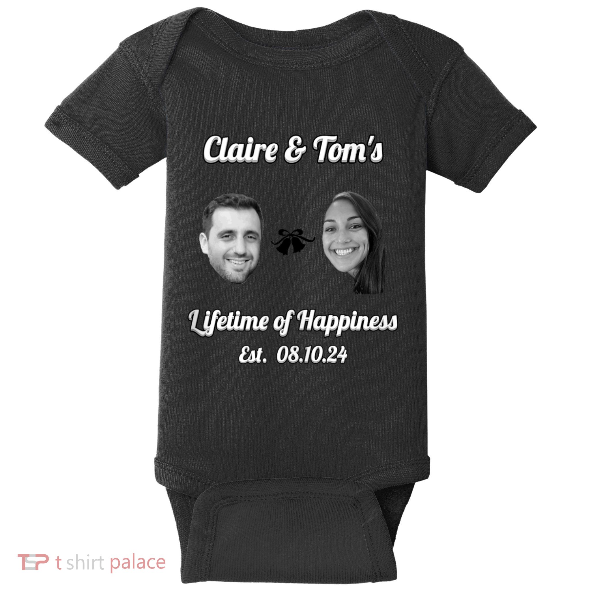 Claire & TomS Lifetime Of Happiness Baby Bodysuit