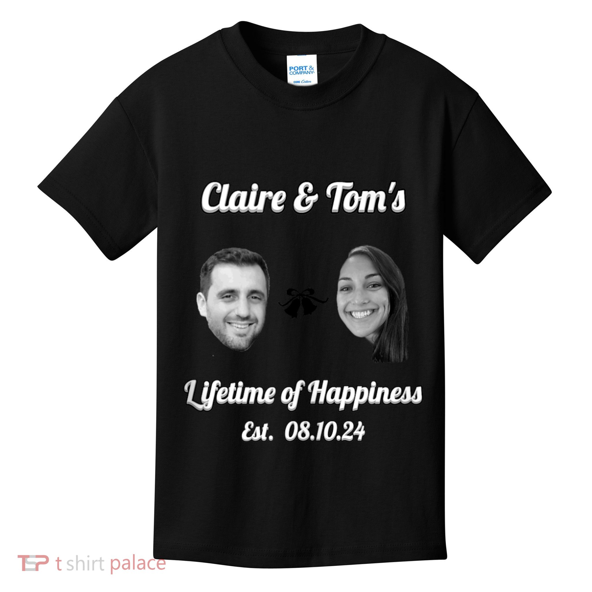 Claire & TomS Lifetime Of Happiness Kids T-Shirt