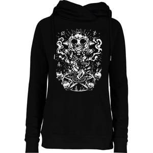 Cult The Lamb Womens Funnel Neck Pullover Hood