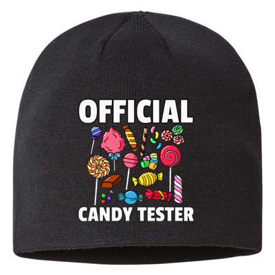 Candy Tester Lollipop Sweets Gift Halloween Kids Sustainable Beanie