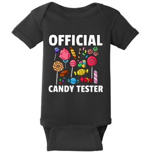 Candy Tester Lollipop Sweets Gift Halloween Kids Baby Bodysuit