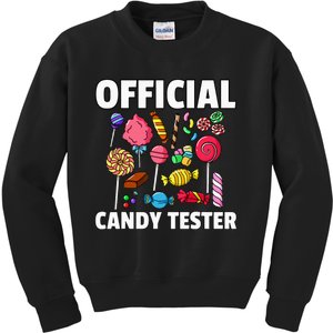 Candy Tester Lollipop Sweets Gift Halloween Kids Kids Sweatshirt