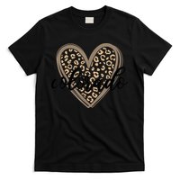 Colorado Tee Leopard Print Heart Graphic T-Shirt